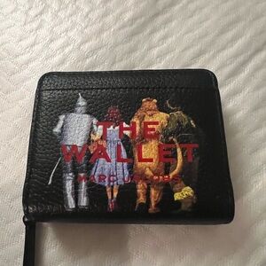 NWOT Marc Jacobs Black Wallet with Wizard of Oz Patch